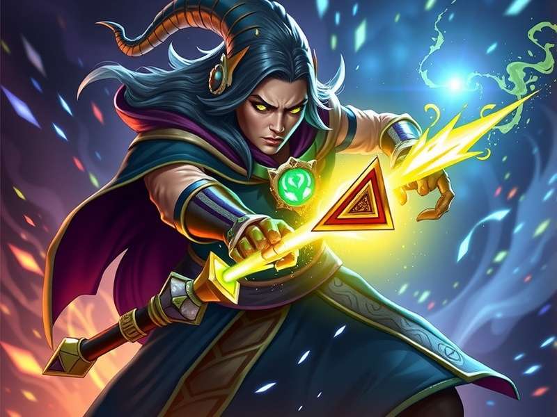 Luminous Warlock Ace Game Banner